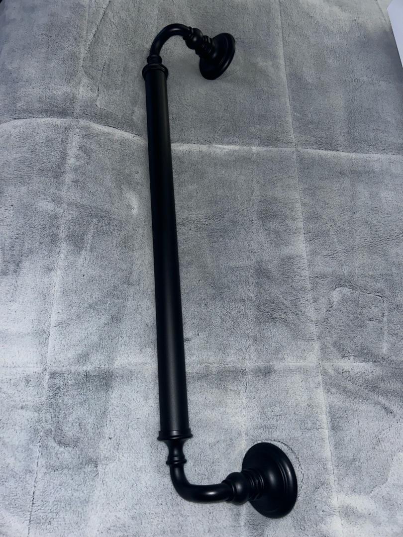 Kohler K-25156-BN Artifacts 27 Inch Zinc And Stainless Steel Grab Bar, Vibrant Brushed Nickel - Kitchen And Bath