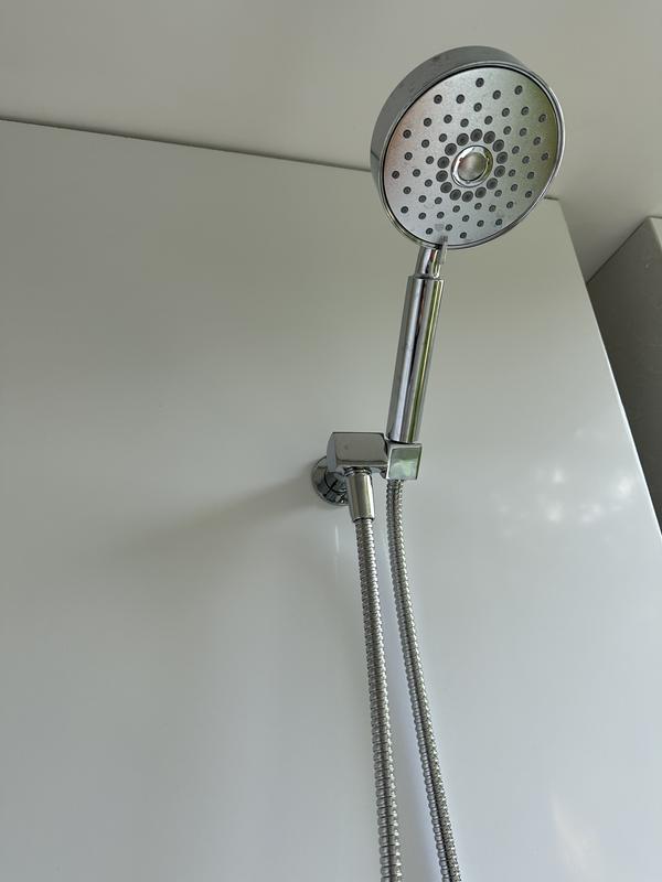 Exhale Wall-Mount Handshower Holder with Supply Elbow and Check