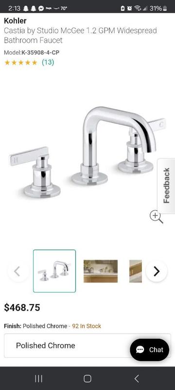 KOHLER Castia By Studio McGee 8 in. Widespread Double-Handle
