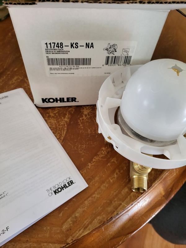 KOHLER | K-11748-KS | Rite-Temp Pressure-Balancing Valve with Diverter