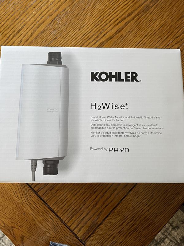 KOHLER H2Wise + Smart Home Water Monitor and Automatic Shutoff Valve