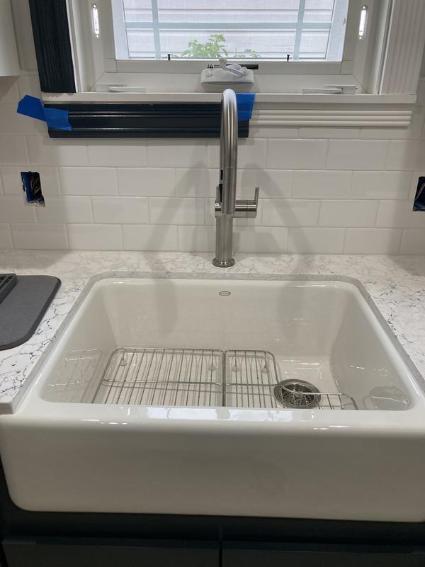 New sink and faucet