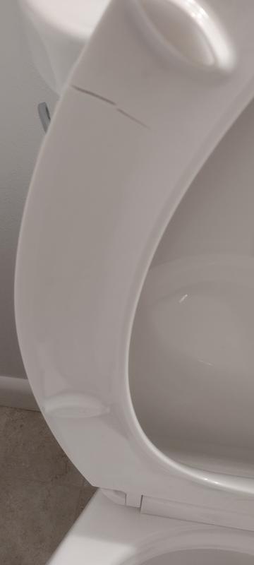 Kohler K-4986-0 Cachet Nightlight Quiet-Close with Grip-Tight Bumpers  Round-front Toilet Seat, White