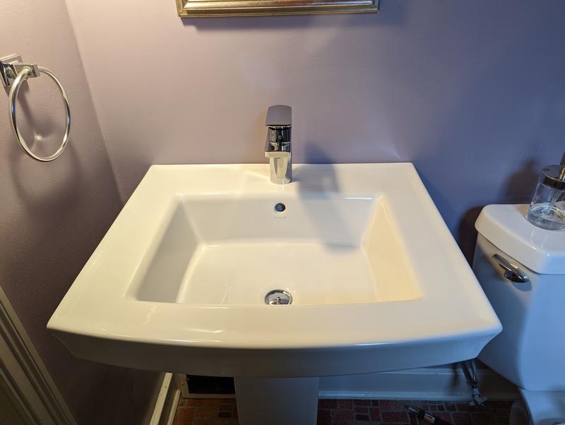 Kohler K-23472-4-BL Parallel Bathroom Sink Faucet, Matte Black 