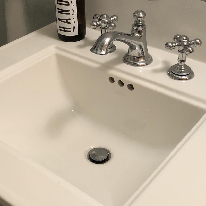 Chrome KOHLER K-98068-4-CP Artifacts Bathroom sink lever handles Less Spout 