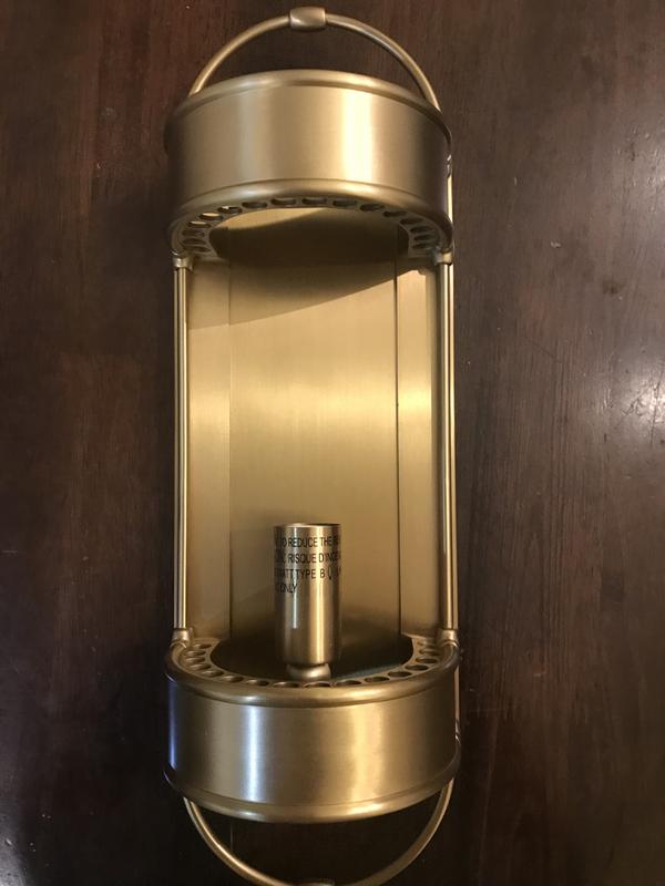 KOHLER Terret 4.75-in 1 Light Brushed Bronze Transitional Bathroom ...
