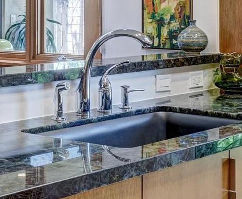Kohler Forte Faucet & Kohler Neoroc Sink (matte graphite)