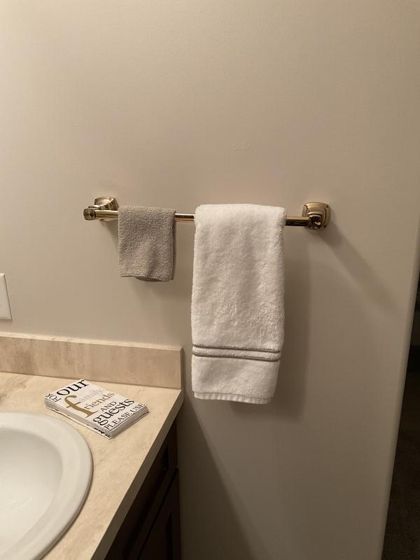 KOHLER Margaux Towel Ring in Vibrant Brushed Bronze K-16254-BV - The Home Depot