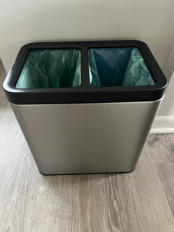 5-3/4-Gallon Dual-Bin Open-Top Trash Can | K-31315 | KOHLER