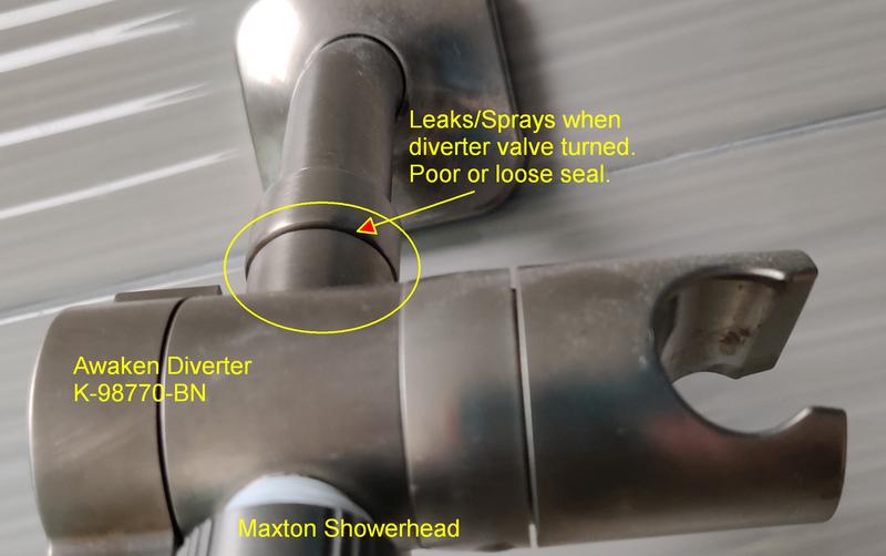 nn⭐︎ KOHLER | K-98770 | Awaken Showerarm Diverter Cradle