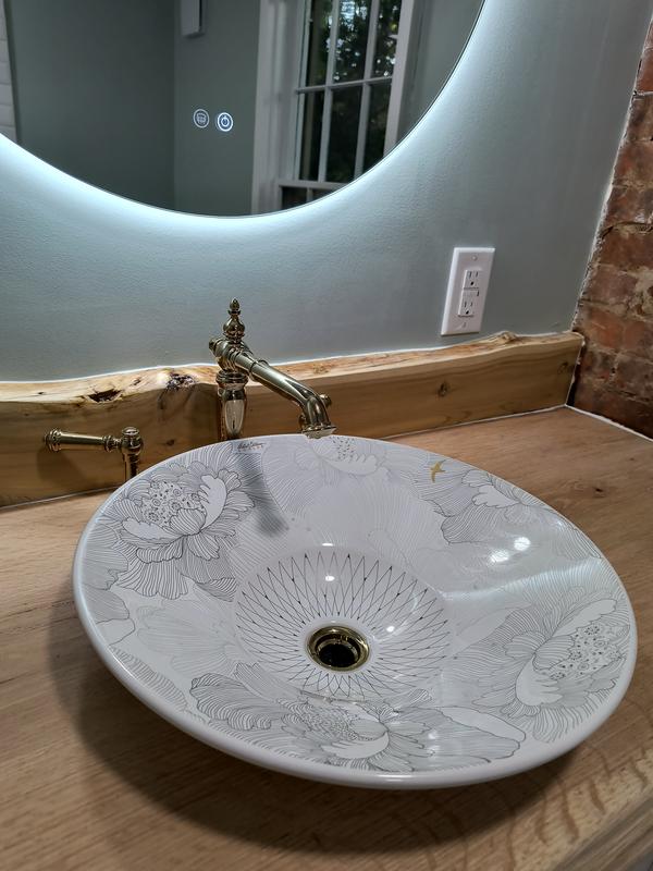 FINE MARBLE 円形　水盤　花器 FINE MARBLE 円形 水盤 花器