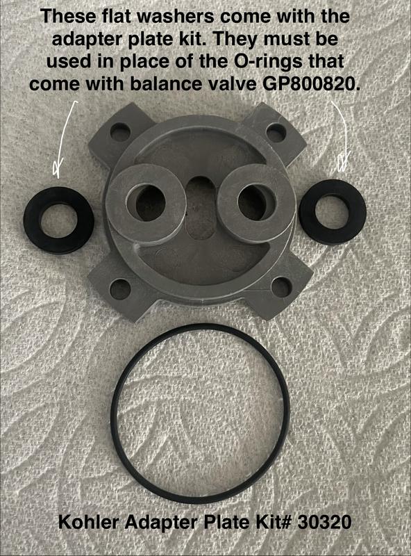 New adapter kit 30320 is required when used with GP71969 and GP800820.