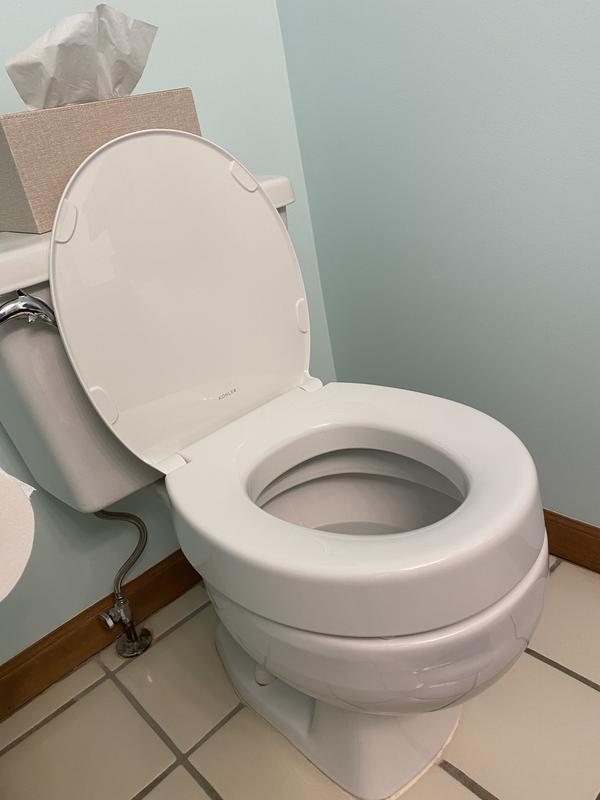 KOHLER Hyten Elevated QuietClose Elongated Toilet Seat In, 45 OFF