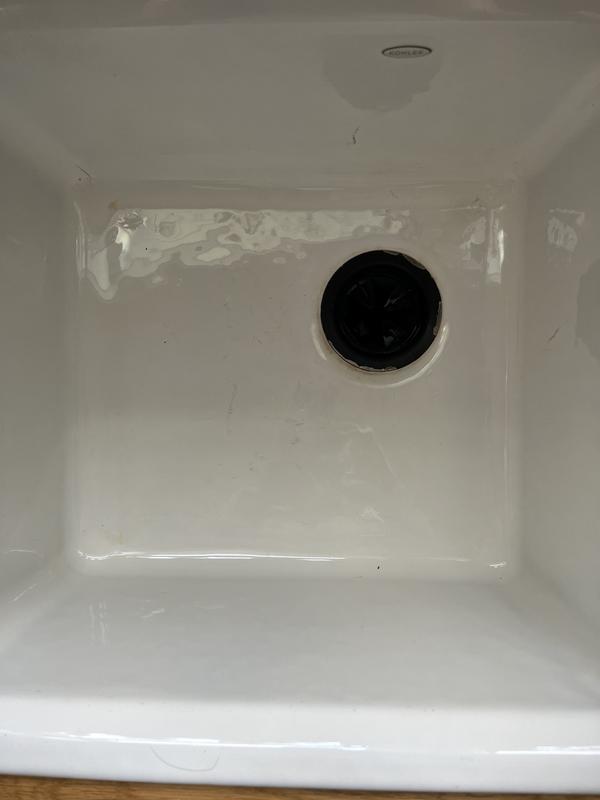 KOHLER Riverby Drop-in 33-in x 22-in Cast iron Single bowl Kitchen Sink ...