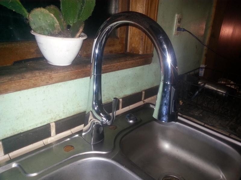 New Kohler faucet.
