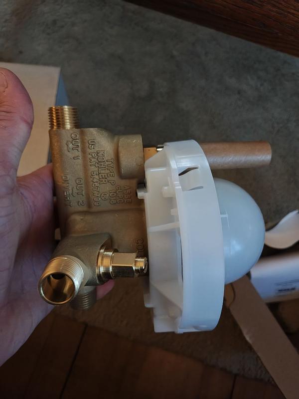 Rite Temp Valve W/diverter (11748-KS-NA) And Trim
