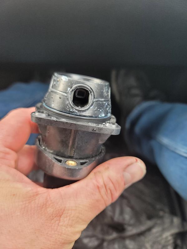 The o ring was not seated in there I pushed it back in but still how isn't this completely pressed into the housing tightly