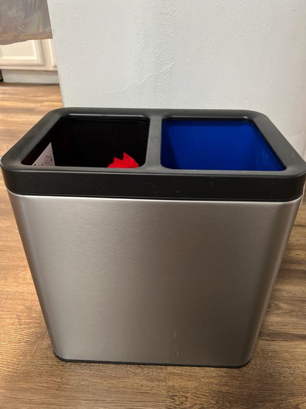 5-3/4-Gallon Dual-Bin Open-Top Trash Can | K-31315 | KOHLER