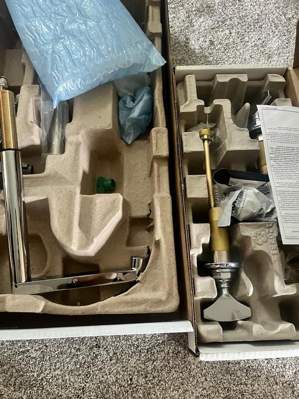 KOHLER Vibrant Brushed Moderne Brass 2-Handle Lever Shower Faucet