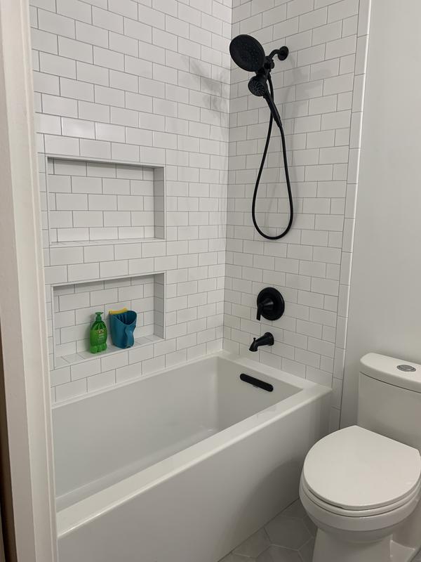 Kohler Underscore Rectangular Alcove Tub with Left Drain Bath