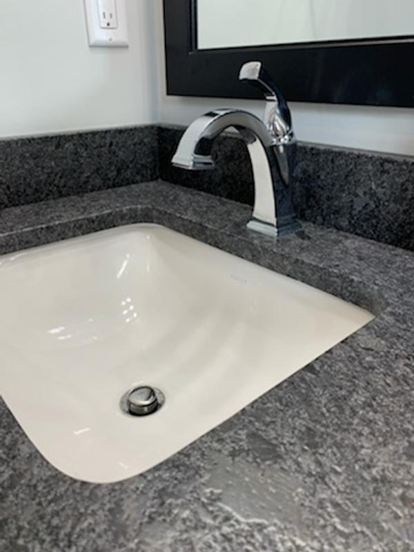 Caxton rectangular Undermount Bathroom Sink w/ Overflow and Clamp 