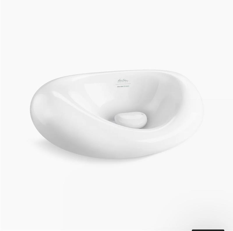 KOHLER Landshapes By Daniel Arsham 21-1/2-Inch Oval Vessel