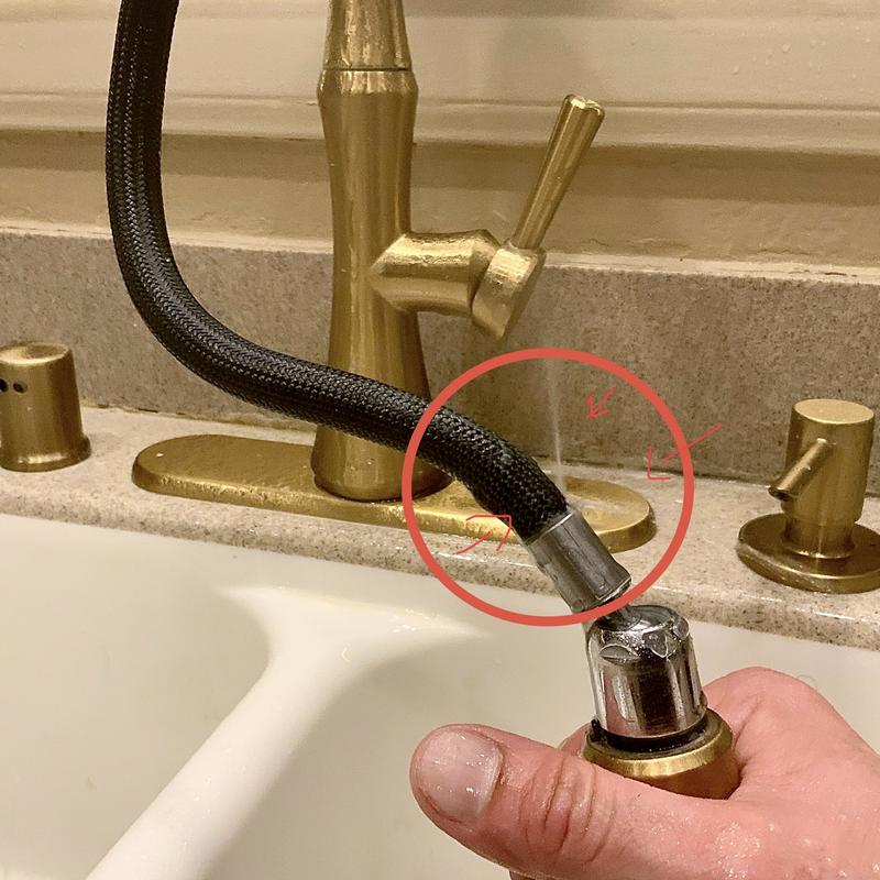 KOHLER Kaori Vibrant Stainless Single Handle Deck-mount Pull-down