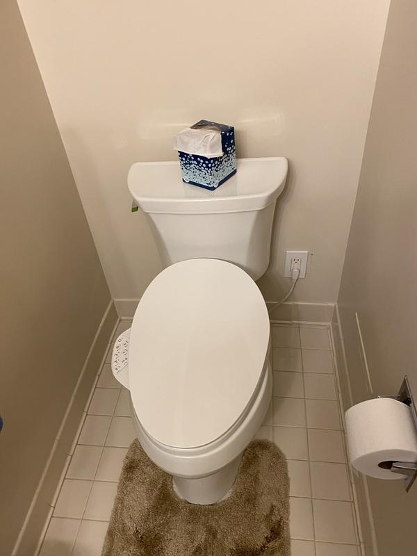 KOHLER C3230 Electric Bidet Seat for Elongated Toilets in Biscuit