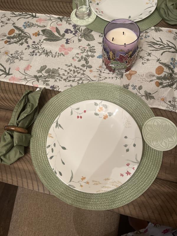 Corelle Vitrelle Signature Wildflower Scatter 12-Piece Dinnerware Set