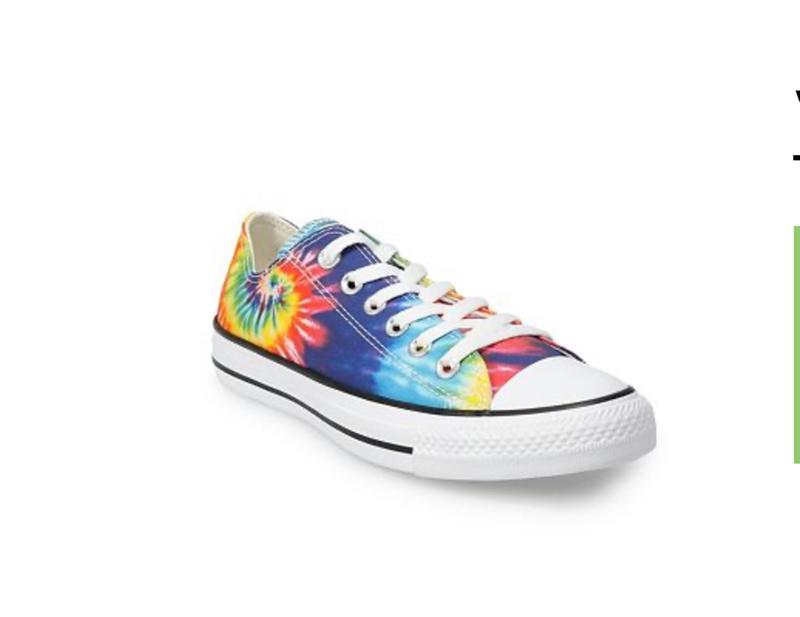 converse all star tie dye platform