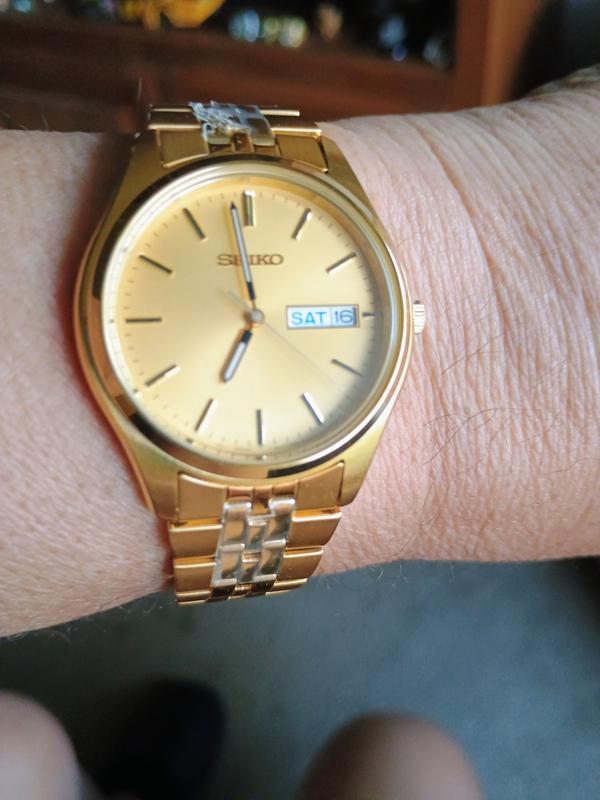 SEIKO QUARTZ SUPERIOR 本体 ゴールドカラー 1994 Seiko Gold Toned