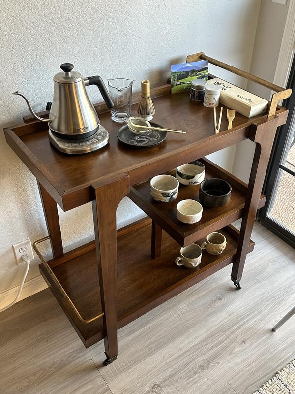 Southern Enterprises Zhori Mid-century Bar Cart