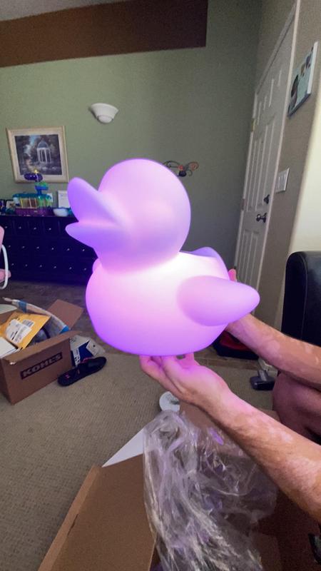 led color changing floating duck speaker