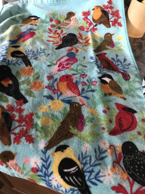CELEBRATE SPRING BIRDS KITCHEN TOWELS 2 PACK NEW!