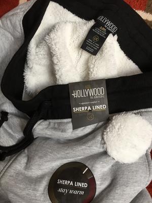 hollywood jeans sherpa joggers