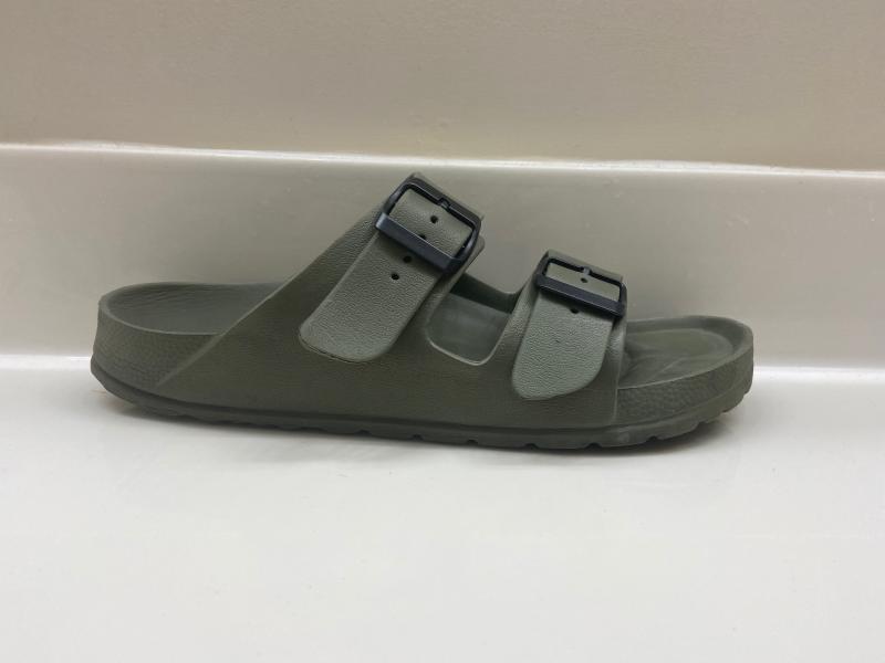 eva double buckle sandals