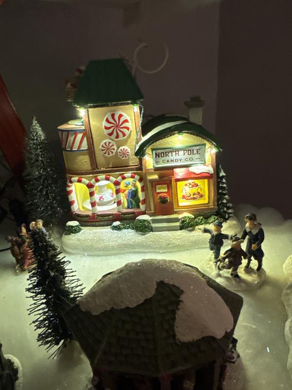 St. Nicholas Square® Animated LED North Pole Candy Company Table Decor