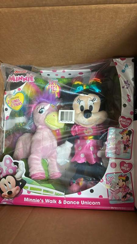 Just Play Minnie's Walk & Dance Unicorn Feature Plush