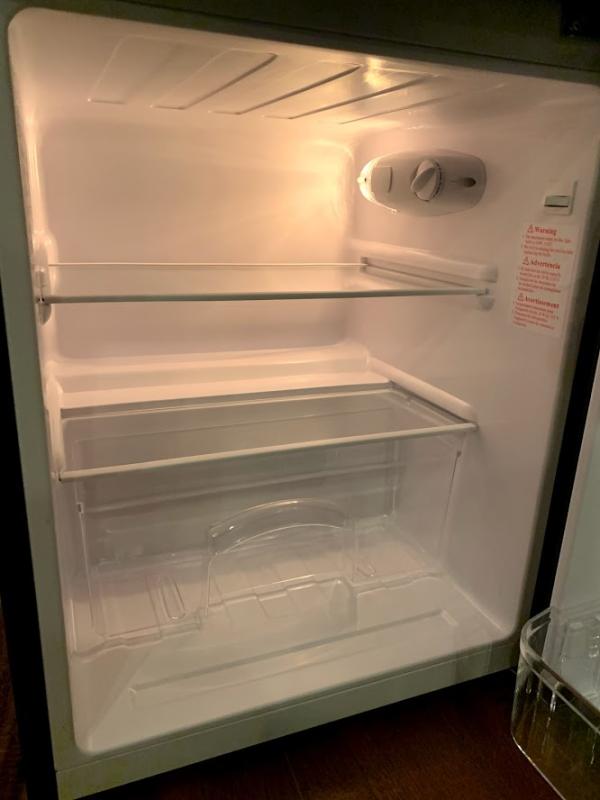 Igloo 3 1 Cu Ft Stainless Steel Refrigerator And Freezer