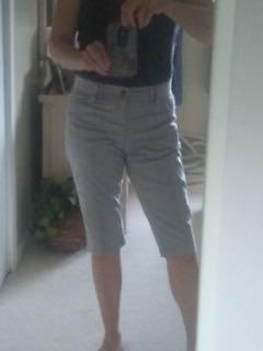 petite lee lyric twill skimmer capris