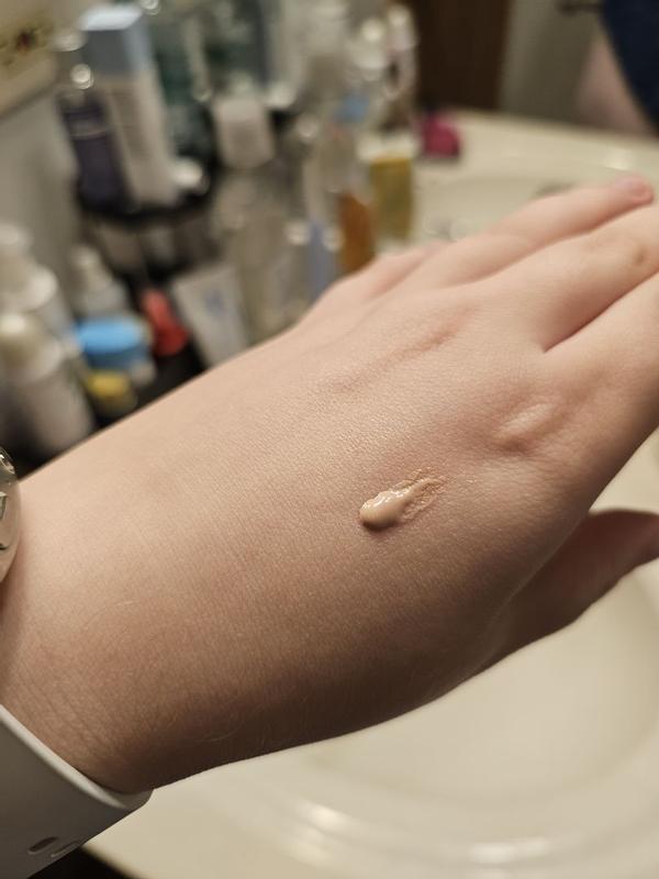 Customer photo for "Blends perfectly with no tears!"
