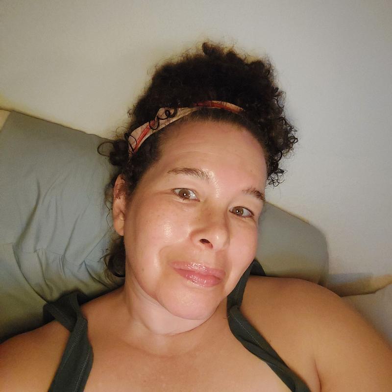 Customer photo for "Obsessed with serum spray"