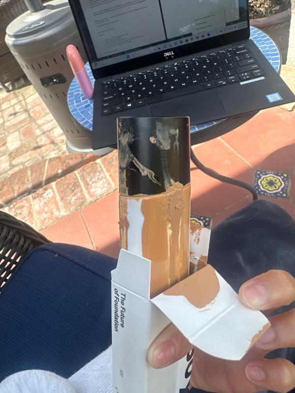 Customer photo for "Needs better packaging"