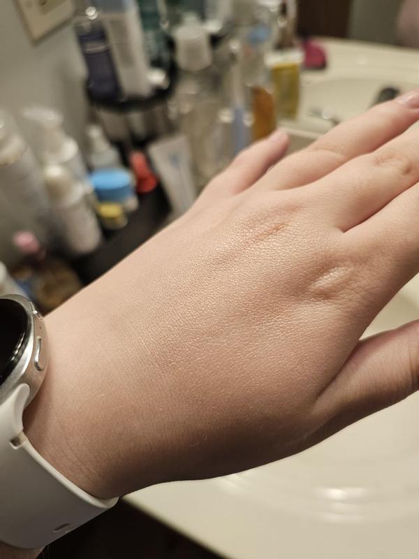 Customer photo for "Blends perfectly with no tears!"