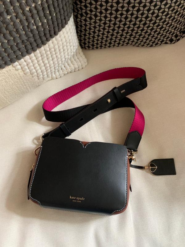 kate spade candid medium camera bag