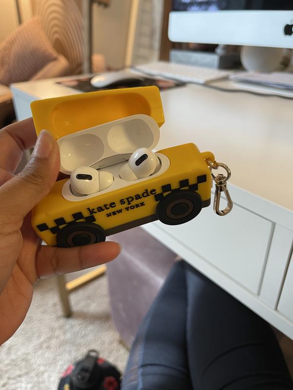on a roll taxi airpods pro case | Kate Spade New York
