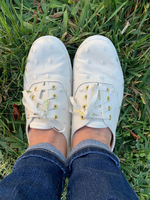 kate spade dancing dot keds