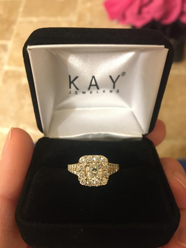 Neil Lane Engagement Ring 2-1/6 ct tw Diamonds 14K Yellow Gold | Kay