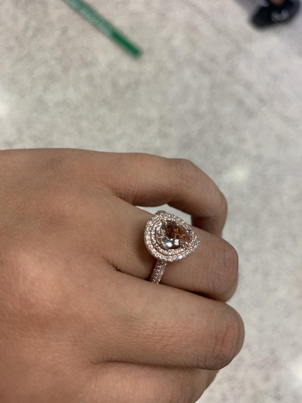 Morganite ring deals kay jewelers