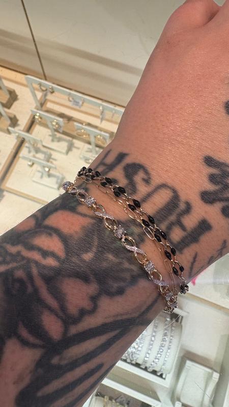 9/4◆C◆Bジュエル×1 Brilliant Line Necklace 【Silver925】（Gold） | Infaction